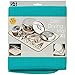 S&T INC. Absorbent, Reversible XL Microfiber Dish Drying Mat for Kitchen, 18 Inch x 24 Inch, Teal