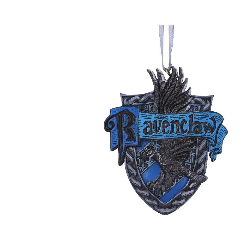 Nemesis Now Harry Potter Ravenclaw Crest Hanging Ornament, Blue, 8cm