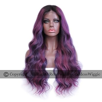 Amazon Com Neon Hair Styles Highlights Wigs Hair Color Ombre