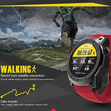 Amazon.com: QUARKJK Smart Watch Sport Waterproof Heart Rate ...