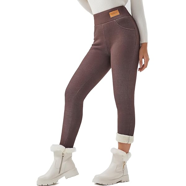 Super Thick Cashmere Wool Leggings Women - Winter Soft Fleece Leggings  Lined, Women High Waist Tummy Control Velvet Stretchy Slim Leggings, Plus  Velvet Cotton Thermal Leggings Pant Fleece Tights Lined at Amazon