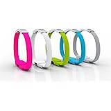 Three Legs 5 Pack Mini Short Flat Bracelet Charging Data Cable Cord compatible with iPhone 6+/6/5S/5, iPad mini 4th, iPod touch 5, nano 7 - 0.72 ft (8.66 Inch)