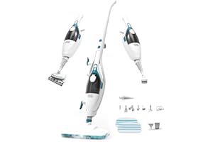 BLACK+DECKER 2-in-1 Steam Mop & Handheld Steamer, 1500W Multi-Surface Floor Cleaner for Hardwood, Tile, Laminate & Grout, 30-