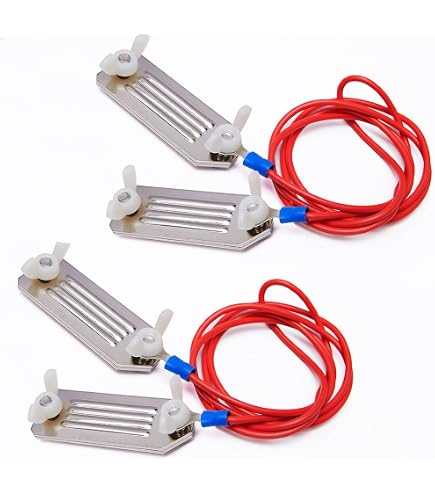 Connecteurs Clôture Électrique Be In Your Mind - Acier Inoxydable - Pour Ruban 20-40mm - Lot De 2
