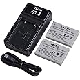 Tectra 2pcs EN-EL5 Batteries and LED Charger for Nikon Coolpix P530, P520, P510, P100, P500, P5100, P5000, P6000, P90, P80 Cameras