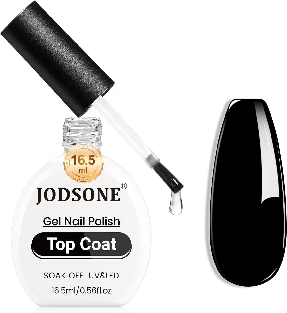 JODSONE ジェルネイル トップコート 16.5ml ノンワイプ 拭き取り不要 UV/LED対応 最上級の艶 長持ち サロンDIY ネイルアートデザイン用 初心者&プロ用商品画像