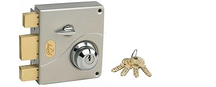 Godrej Ultra Tribolt 2C Deadbolt Satin Nickel (Free Installation)
