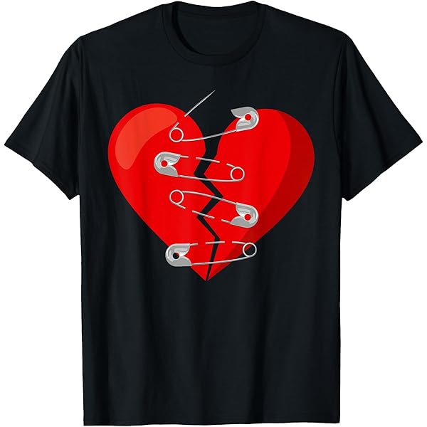 épine label Heart and Broken heart tee Broken Heart- latteart shirt | lart2heart – Lart2Heart