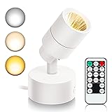 LED Spot Lights Indoor, 3W Uplighting With Remote