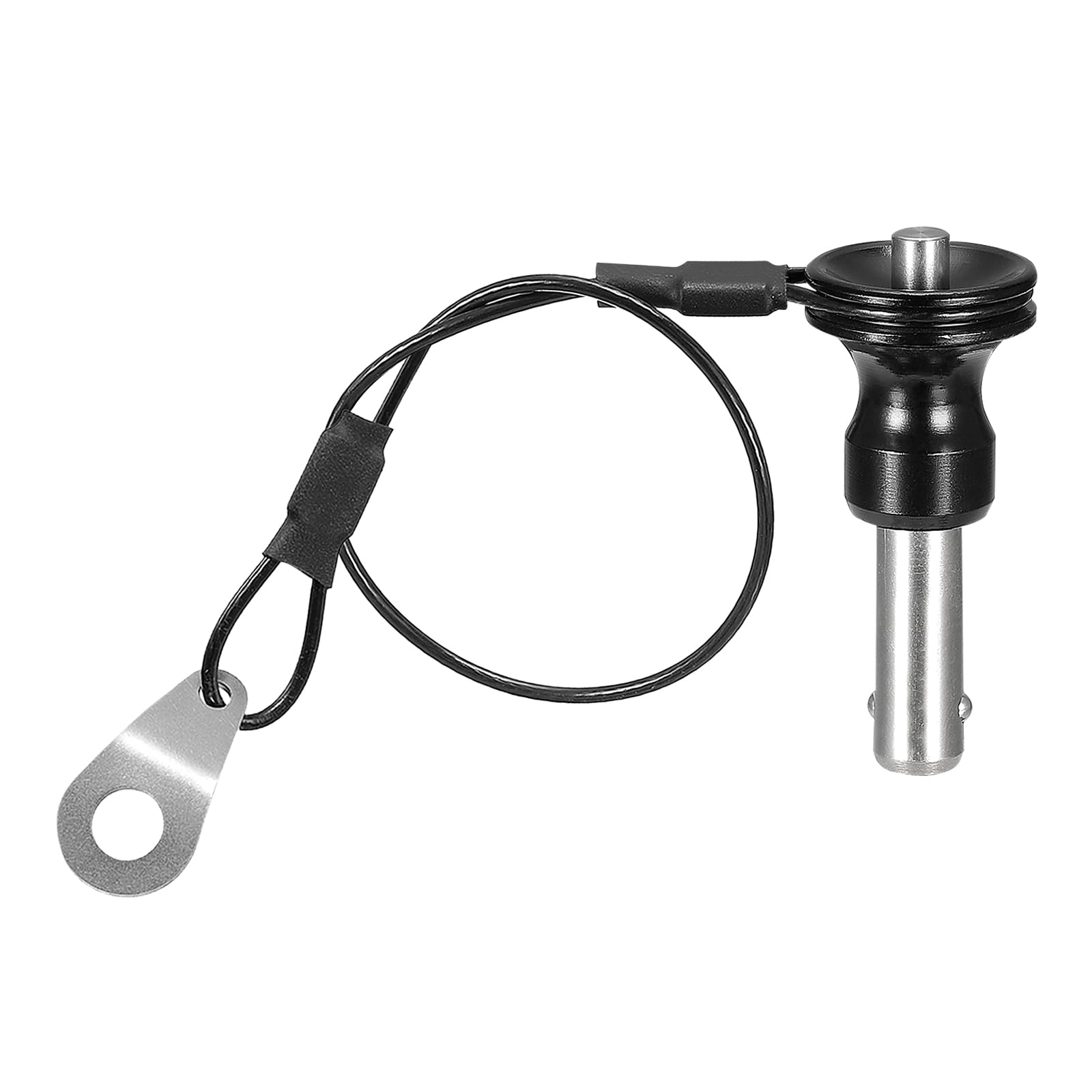 DTGN 8mmx16mm(DxL) Quick Release Pin - Good for Quickly Connecting Hooking Up Components - 304 Stainless Steel Push-Button Ball Locking Pins with Wire - Silver