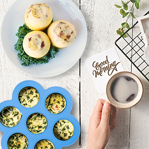 image for Bonbo Silicone Egg Bites Molds for Instant Pot Accessories - Fits Inst