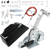 80675 Automatic Transmission Shifter, 3-Speed Ratchet Shifter | Universal Shifter Assembly for GM TH400 TH350 TH250 TH200, Ford C4 C6 &amp; Chrysler A727 A904, with T-Handle and Safety Switches