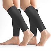 2 Pairs Calf Compression Sleeves Men&Women 20-30mmHg Medical Shin Splint for Leg Surpport Relief Pain Varicose Veins