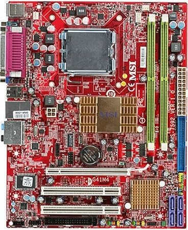Amazon Com Msi G41m4 F Intel Core 2 Quad Socket 775 Intel G41 Fsb 1333 2ddr2 800 Intel Gma4500 Gbe 7 1 Ch Micro Atx Motherboard Electronics Amazon Com Msi G41m4 F Intel Core 2 Quad Socket 775 Intel G41 Fsb 1333 2ddr2 800 Intel Gma4500 Gbe 7 1 Ch Micro Atx Motherboard Electronics