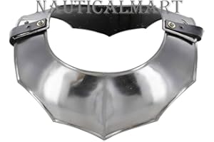 NauticalMart Medieval 18 Gauge Steel Plate Armor Gorget Neck Protector