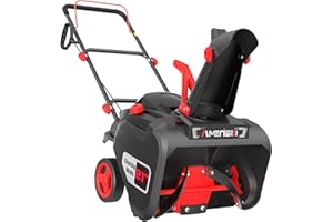 Amerisun 21-Inch 212cc Single-Stage Snow Blower Gas Powered with Compact Size, Lightweight Design, Easy Chute Control