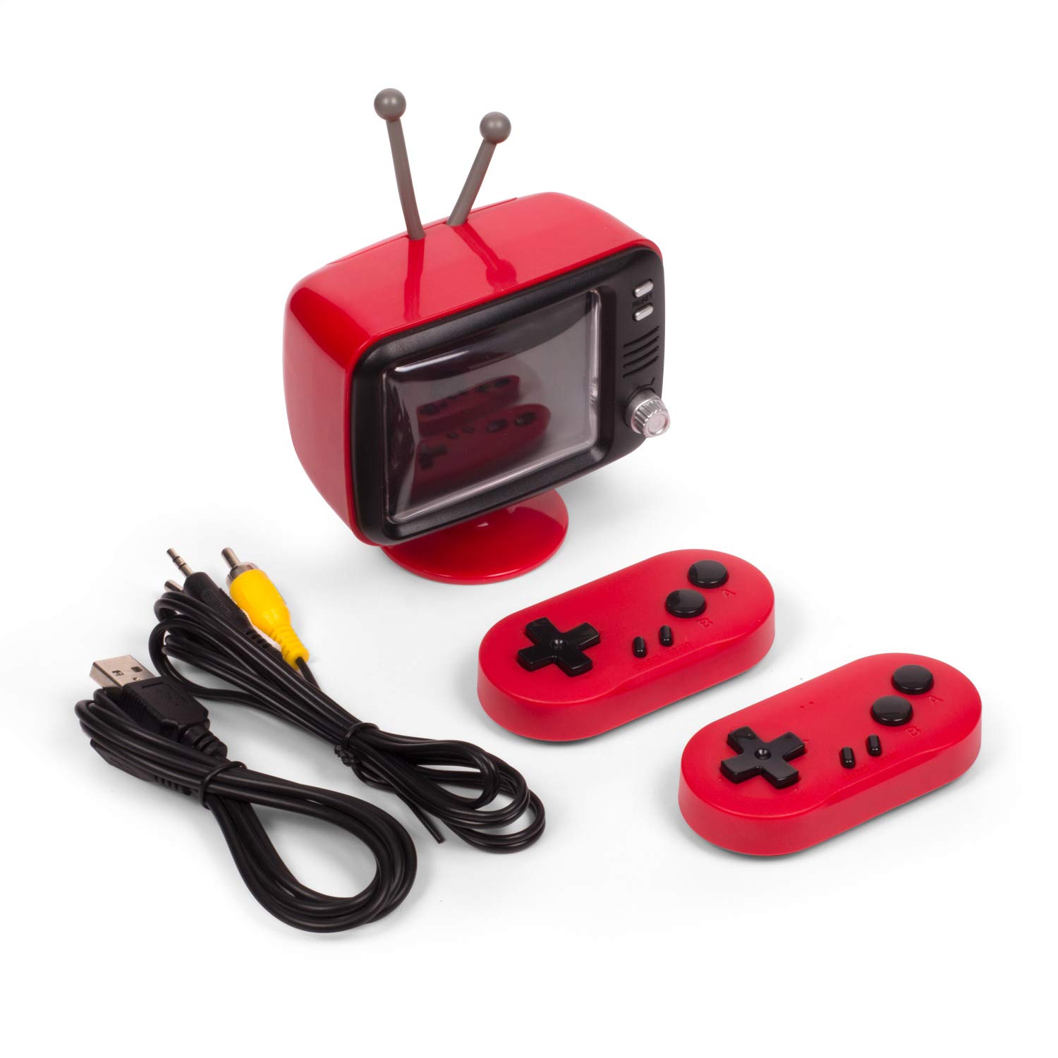 Thumbs Up ORB ǀ Retro Mini Tv Console ǀ 300in1 classic 8-bit games ǀ 1/2 players ǀ Incl. LCD screen (or can connect to TV) and 2 Wireless joypads