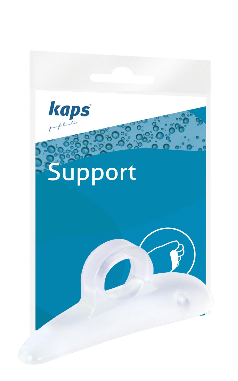 Kaps Toe Gel Crest Support, Cushion and Support, Hammer Claw Toe (Small - Right)