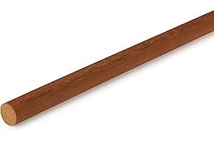 Cindoco Mahogany Dowel 3/8" Round, Single Piece