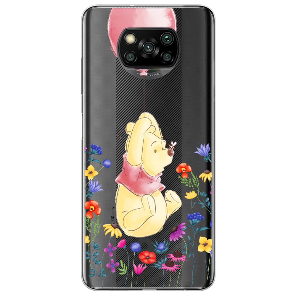 ERT GROUP mobile phone case for Xiaomi POCOPHONE X3 original and officially Licensed Disney pattern Winnie the Pooh and friends 028 adapted to the shape of the mobile phone, partially transparent
