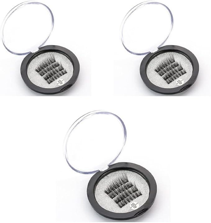 Conjunto 3 Cilios Postiços Magnetico Grosso 011