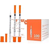 U-100 1ml 31ga Disposable Syringe and 31G x 6 mm (1/4") Needle 100Pack | Lab Dispensing Supplies
