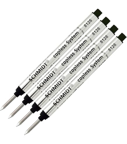 Autmog　アルミニウム　ボールペン　シュミットP8127 Amazon.com : Schmidt P8126 Capless Rollerball, Black Ink, 3