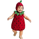 Morph Baby Strawberry Costume Kids Fruit Costume,Toddler Infant Berry Romper Strawberry, World Book Day Costumes For Girls