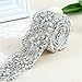 SoarDream Wedding Crystal Rhinestone Applique Bridal Wedding Applique Pearl Wedding Belts Party Dress Belt