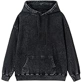 MIANZHI Acid Wash Hoodie Oversized Unisex Hoodies Heavy Weight Vintage Sweatshirt Men Women Pullover Fall Winter Streetwear