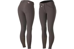 HORZE Grand Prix Womens Classic Silicone Knee Patch Equestrian Riding Breeches
