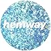 Hemway Mermaid Blue Mix Glitter Chunky Multi Purpose Dust Powder Arts & Crafts Wine Glass Decoration Weddings Flowers Cosmetic Face Eye Body Nails Skin Hair Festival 100g