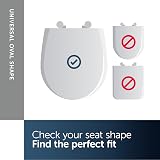 Ideal Standard Tirso Soft Close Universal Toilet Seat White Removable view 3