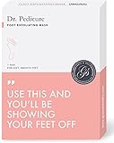 Dr. Pedicure Deep Foot Peel Exfoliation Mask - Best Natural Exfoliating, Hard & Dead Skin, Calluses Peeling Mask for Feet - Get Baby Soft Feet, 100% Satisfaction Guarantee Odor Eliminator (USA Seller)