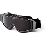 Ess Clear/Smoke Gray Tactical Goggles, Anti-Fog, Scratch-Resistant, Asian-Fit