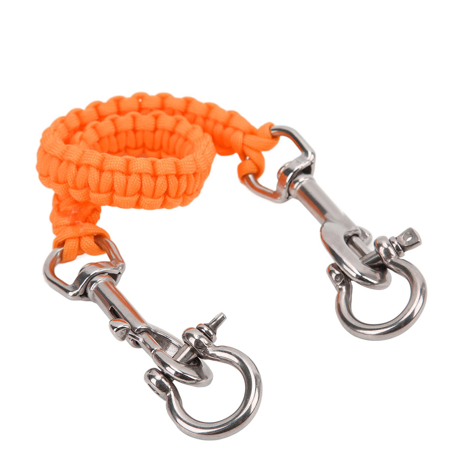 Onewer Diving Camera Handle Strap, Closed Tightly Rust Resistance Powerful Rebound Underwater Camera Lanyard Strap for Camera(orange)