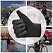 GLOUE Men’s Gloves Waterproof Touchscreen Thick Gloves Keep Warm in Winter Outdoor Cycling Gloves For Men, Black … (03)
