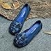 Outdoor Flat Casual Shoes, Tezoo Women's Genuine Leather Loafers - Handmade, Flower Style, Soft, Comfortable