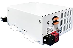 ENRUIEER PM3-55 RV Power Converter, 110VAC to 12 Volt DC 55 Amp Power Supply Converter Charger, Replacement for WF-9800 Series, Compatible with The WFCO WF-9855, Adjustable Output from 13V to 16.5V