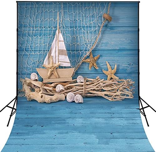 4X6ft Art Fabric Pirate Ship Photography party backdrop XT3610