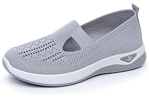 Orthopedic Walking Shoes for Women, 2026 New Soft Sole Mesh Comfort Orthopedic Slip On Breathable Sneaker Shoes