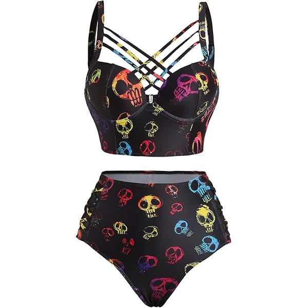 【新品未使用】sandlessmoon moon bikini ブラック M Amazon.com: JMSUN Summer Women's Sun Star Moon Lattice High
