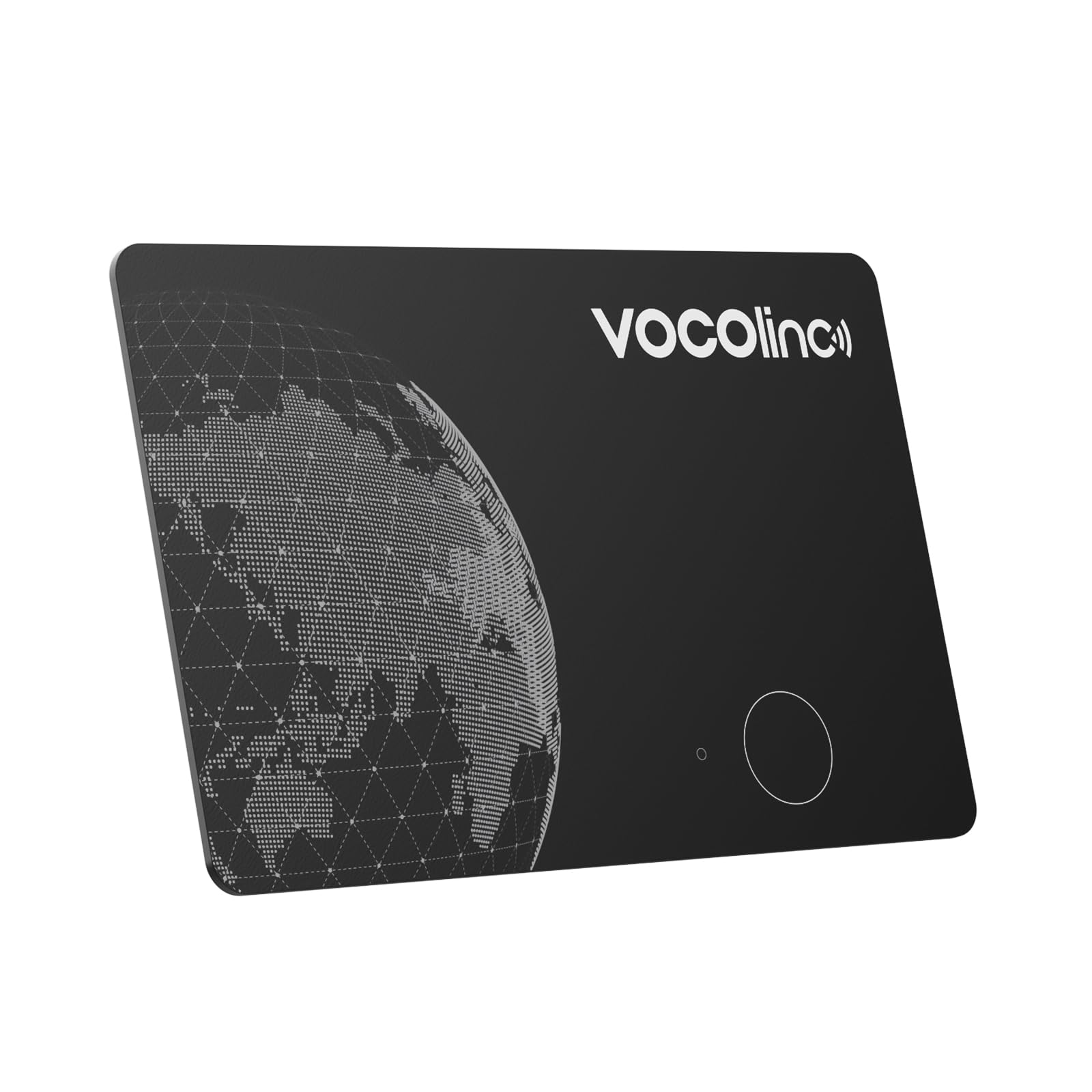 VOCOlinc Air Tag Alternative Karte Kompatibel mit Apple Wo Ist & Android Google Mein Gerät Finden APP, Bluetooth Wiederaufladbar Wallet Tracker Card Ultra Slim für Geldbeutel/Gepäck/Taschen/Koffer