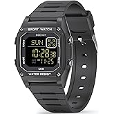 Beeasy Kids Watch for Ages 3-15 Boys Girls, 50M Waterproof Silicone Sports Watch with Alarm & Stopwatch - Durable LED Backlight Kids Digital Watch for School, Swimming, and Outdoor Play, Ideal Kids Gift