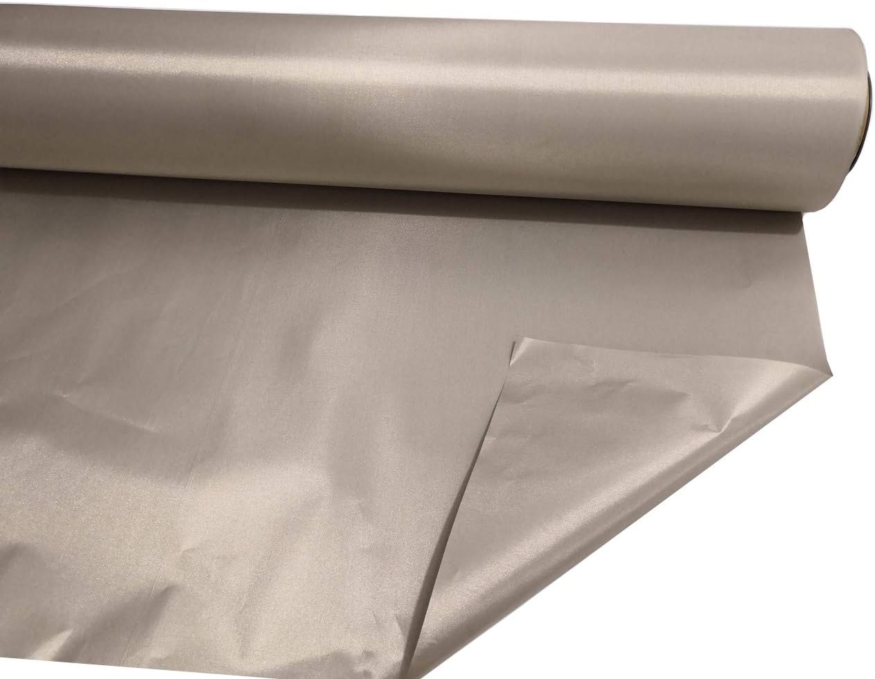 Military Grade Copper Fabric Reducing EMF EMI RFID-Blocking Radiation-Highly Conductive at 95DB to 18GHZ Electro Magnetic Inference Very Hard Fabric 39"x43" inch