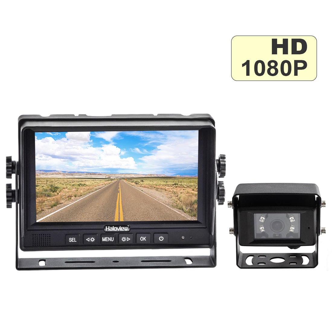 Haloview MC7611 1080P 7インチデジタル有線バックカメラ Watch Haloview MC7611 1080P High Definition 7