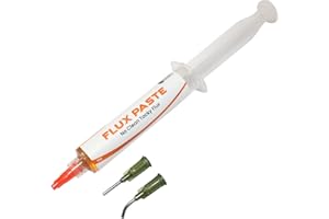 QUIMTECH Solder Flux Gel Syringe (10 g.) I Rosin Tacky Flux Paste I Soldering Flux I Electrical Solder I No Clean Flux Paste I Soldering Flux for Electronics I Lead Free Solder Paste I Flux for Soldering I