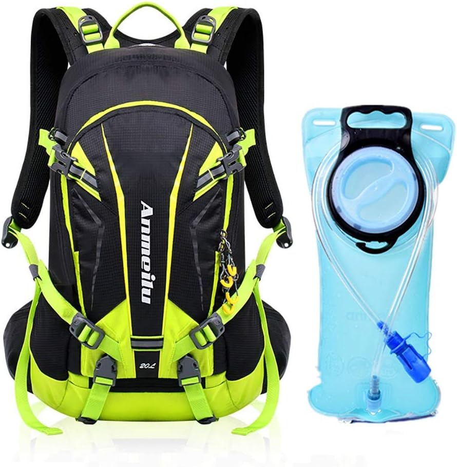 Toursion 20L Cycling Backpack with 2 Liter Bladder Waterproof Lightweight with Rain Cover Helmet Cover