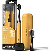 MIPOW Slim Pro i4 Electric Toothbrush Rechargeable Smart Ultra Sonic 3 Modes Magnetic Travel Case &Ceramic Dock, 60Day Long B