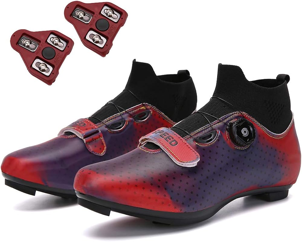 Hightop Women's Cycling Shoes 2021 Road Bike Shoes Compatible with SPD